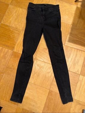 J Brand Charcoal Black Skinny Jeans